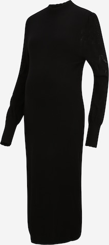 Vero Moda MaternityPletena haljina - crna boja: prednji dio