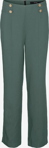 VERO MODA Pleat-Front Pants in Green: front