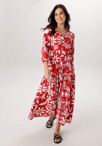 Aniston SELECTED Blusenkleid in Rot: Vorderseite