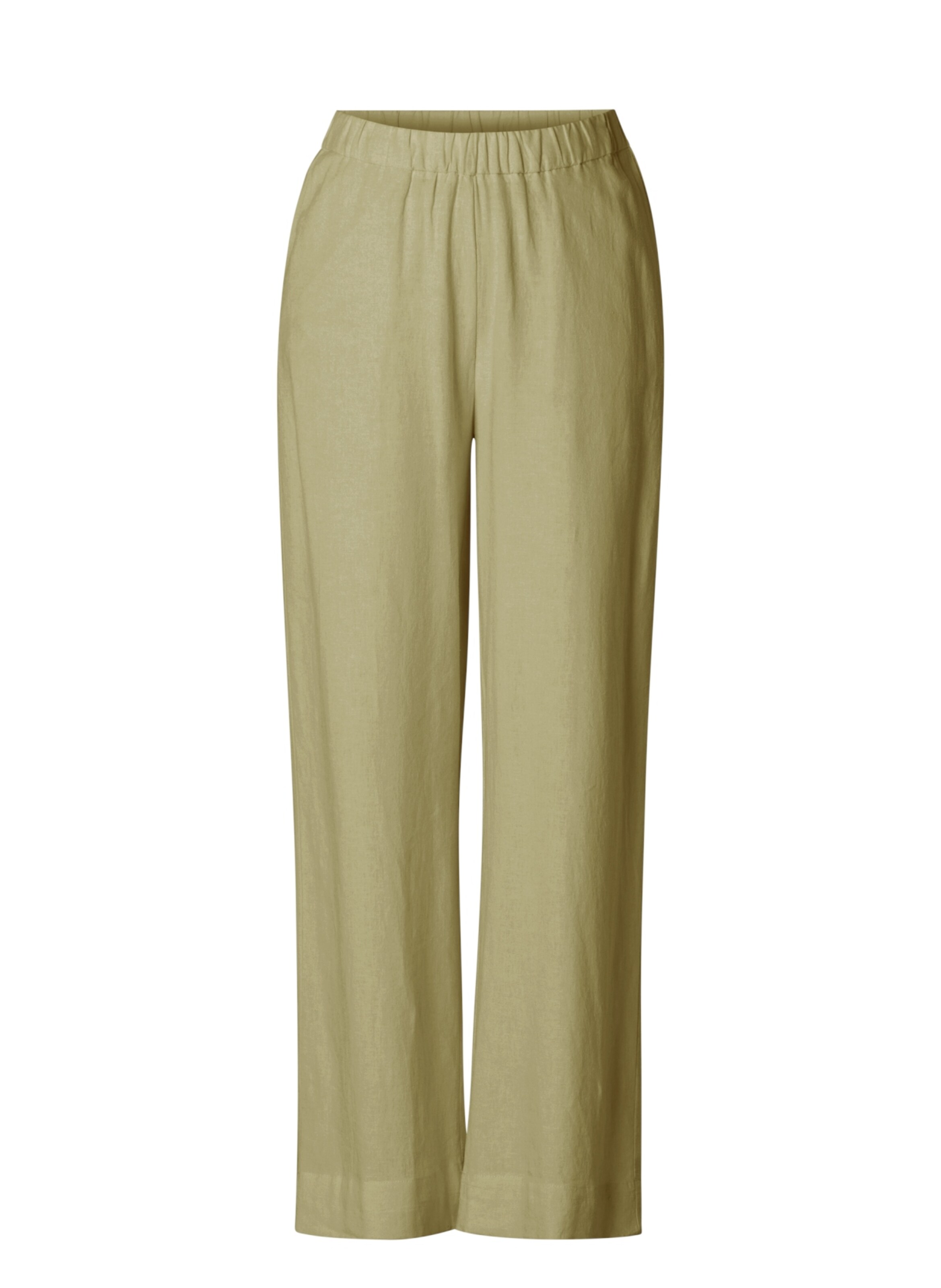 BASE LEVEL CURVY Hose in Grün: Vorderseite