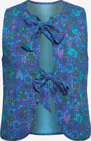 Damson Madder Vest 'HOLLY' in Blue: front