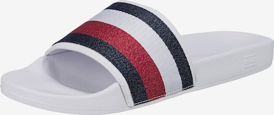 TOMMY HILFIGER Nizki natikači | mornarska / rdeča / bela barva, Prikaz izdelka