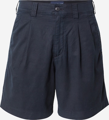 juoda Abercrombie & Fitch Laisvas Klostuotos kelnės: priekis