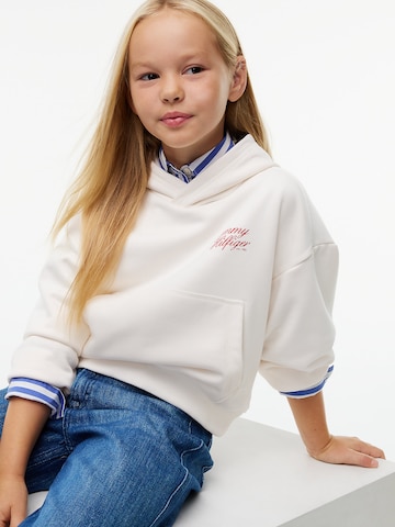 TOMMY HILFIGER Sweatshirt in Wit: voorkant