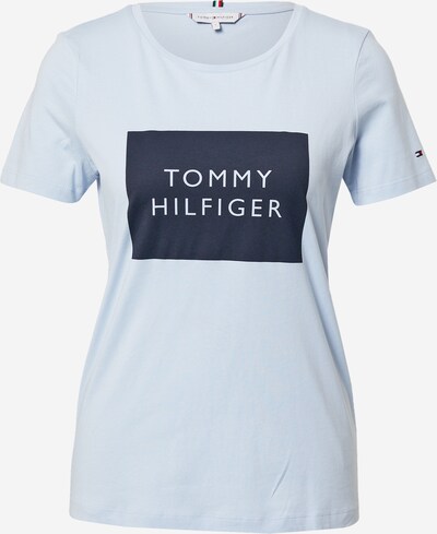Tricou TOMMY HILFIGER pe albastru deschis / albastru închis / roși aprins, Vizualizare produs