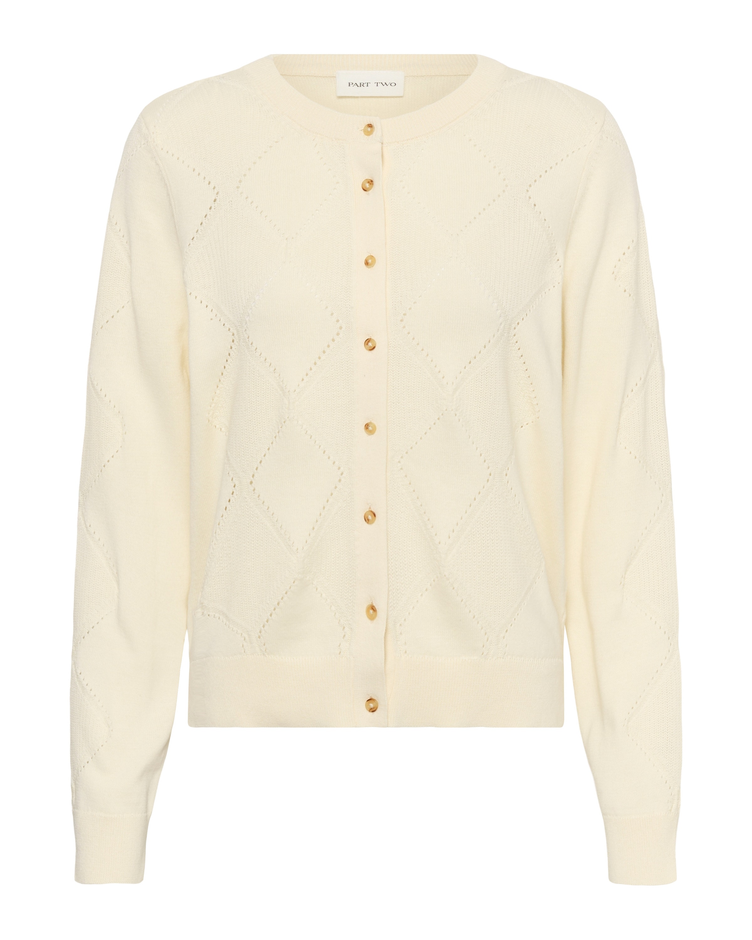 Cardigan 'Cianna' Part Two en blanc : devant