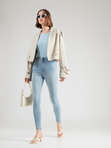 TOPSHOP Skinny Džínsy 'JONI' - Modrá