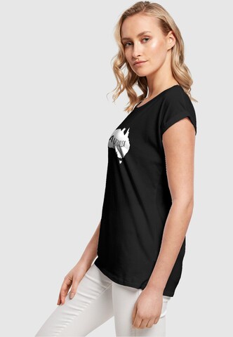 Merchcode Shirt 'Australia X' in Zwart