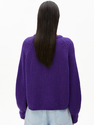 ARMEDANGELS Knit cardigan in Purple