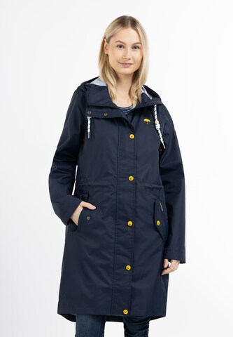 Manteau mi-saison Schmuddelwedda en bleu : devant