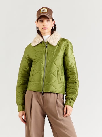 No. 1 Como Between-Season Jacket 'Massa' in Green: front