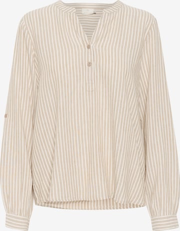 Camicia da donna 'KAmilia' di Kaffe in beige: frontale