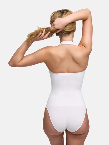 Body modelant 'Neckholder Bodysuit mit Slip' cfab (formerly creamy fabrics) en blanc