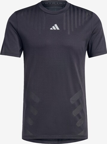 ADIDAS PERFORMANCE Functioneel shirt 'HIIT Airchill Workout' in Zwart: voorkant