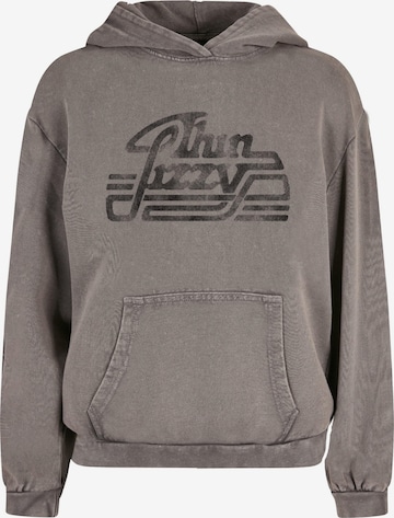 Sweat-shirt 'Thin Lizzy - Rocker' Merchcode en gris : devant