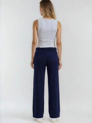 Wide leg Pantaloni di Hiccup in blu