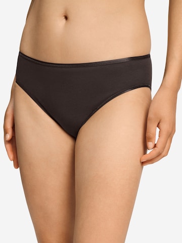 Slip ' Cotton Seamless ' Hanro en marron : devant