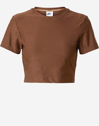 NIKE T-shirt 'Air' en marron, Vue avec produit