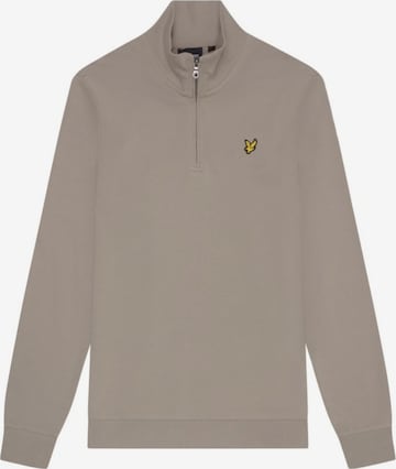 Sweat-shirt Lyle & Scott en gris : devant