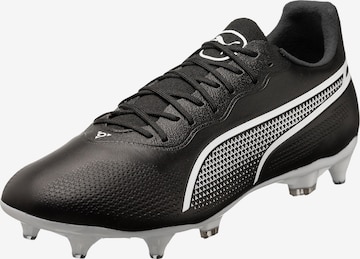 PUMA - Zapatillas de fútbol 'KING Pro' en negro: frente