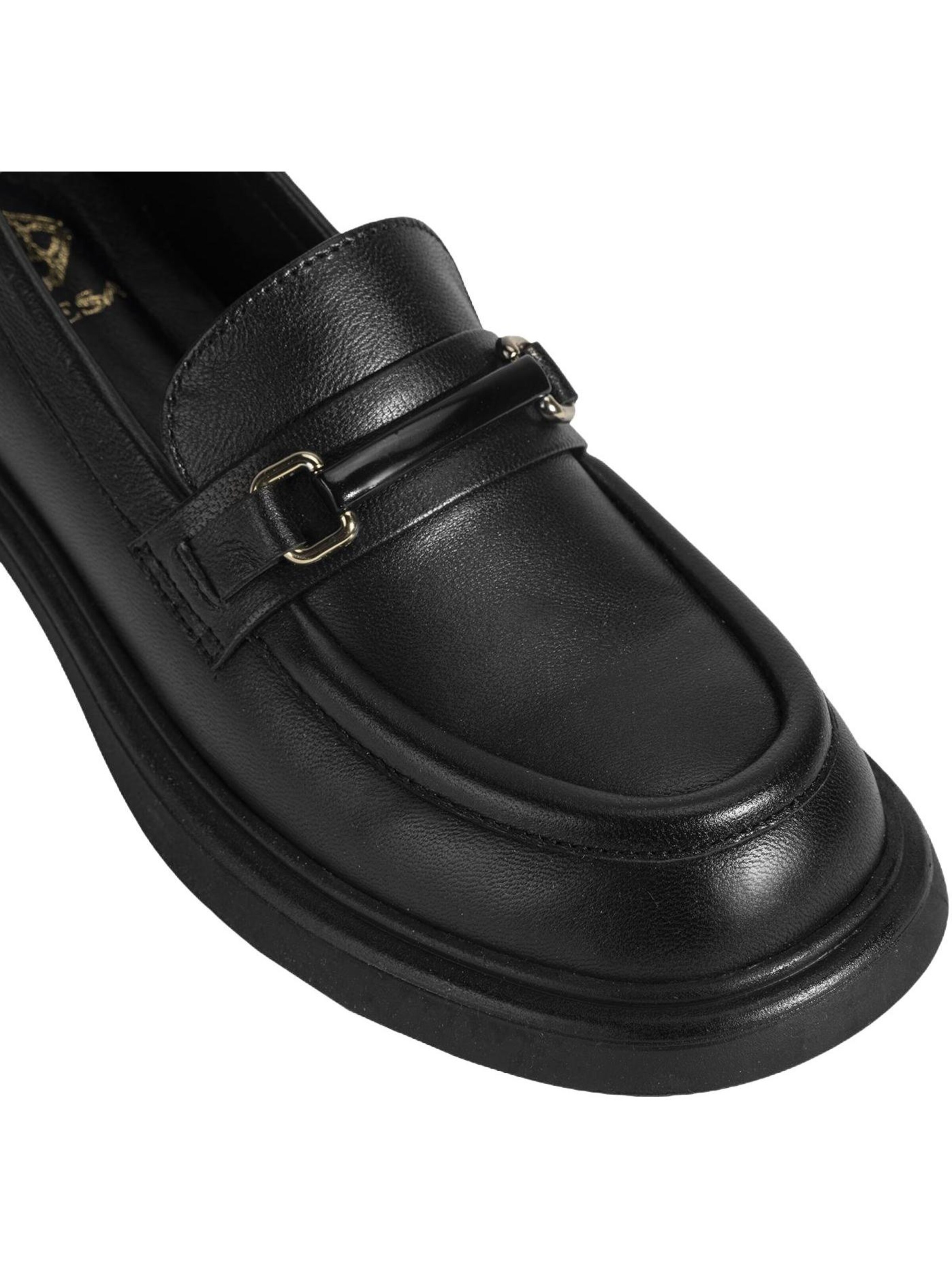 Desa Mokassin 'Slip-Ons'‌‌ in Schwarz