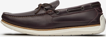 LOTTUSSE Moccasins 'Nautico' in Brown: front