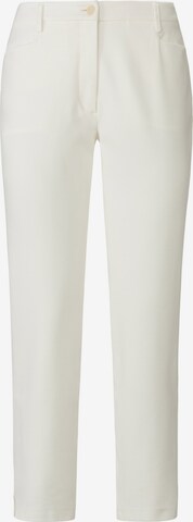 tRUE STANDARD Regular Pants in White: front