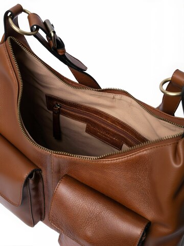 RE:DESIGNED Shopper ' Solvej ' in Bruin: bovenkant
