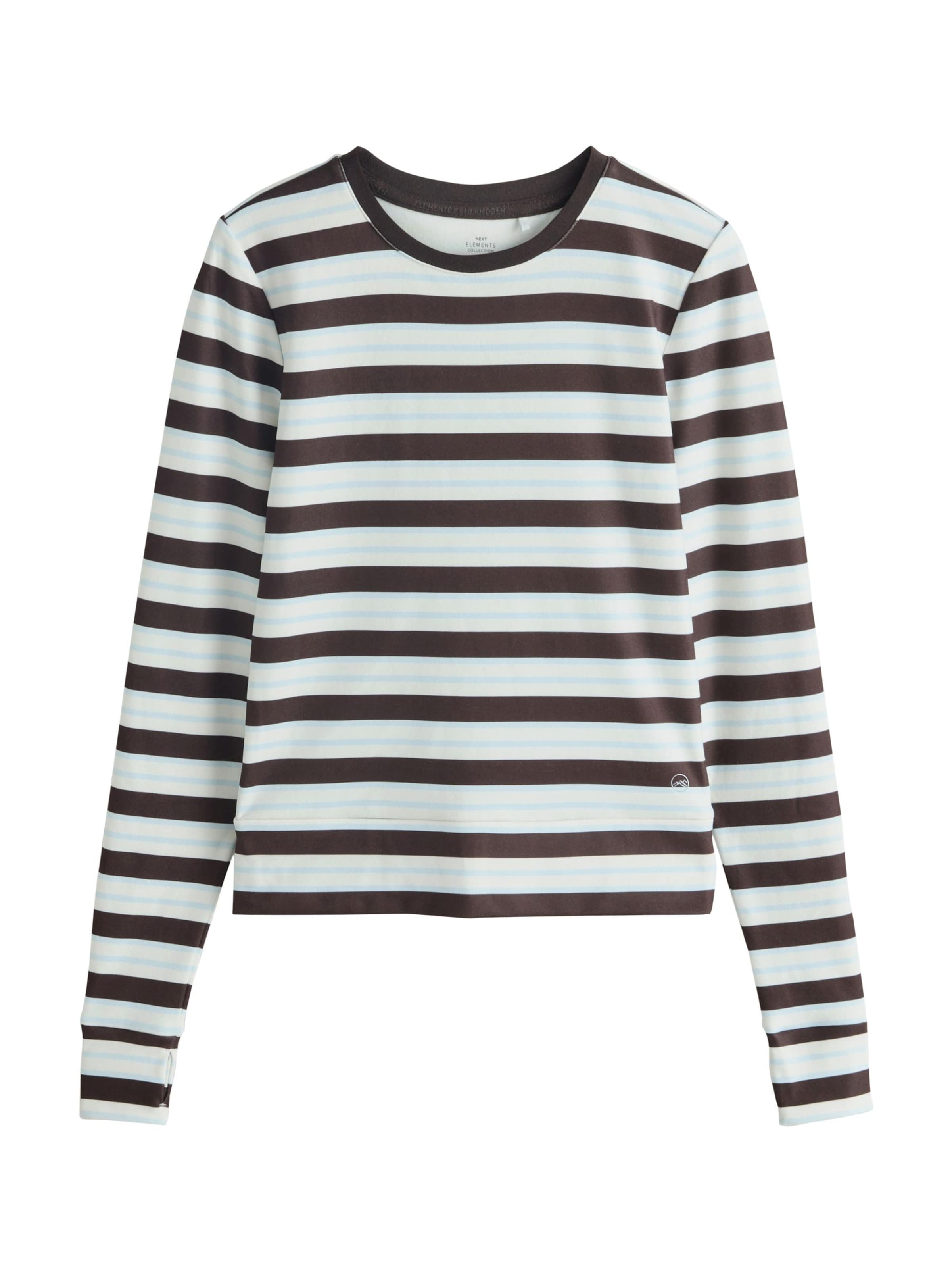 Next T-shirt i blå: framsida