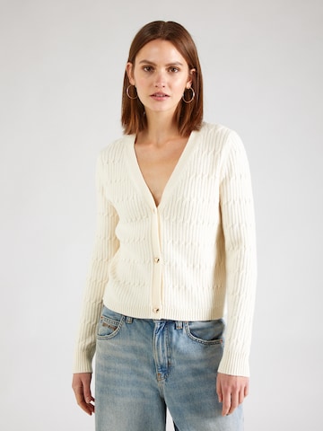 ONLY Knit cardigan 'KATIA' in White: front