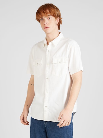 LEVI'S ® Regular Fit Skjorte 'SS Relaxed Fit Western' i beige: forside