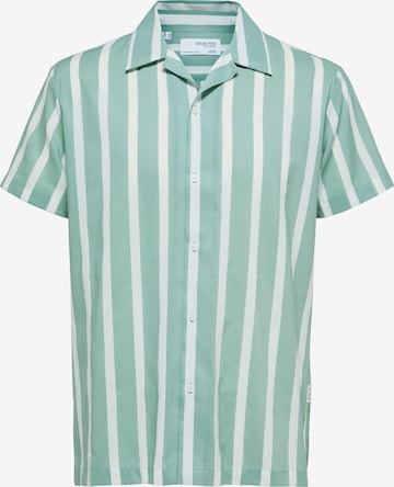 SELECTED HOMME - Camisa 'REGAIR' em verde: frente