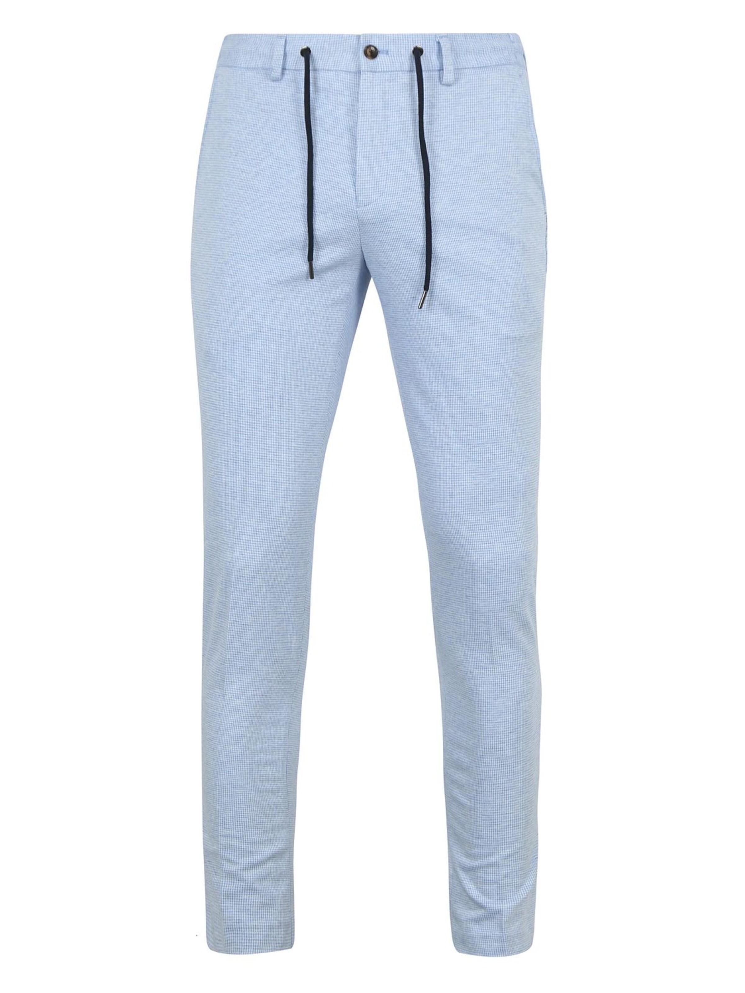 Coupe slim Pantalon à plis Suitable en bleu : devant