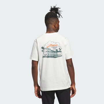 ADIDAS SPORTSWEAR Performance shirt 'Country Club Scenic' in White: front