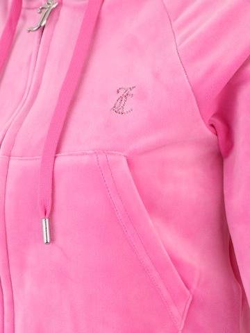 Juicy Couture Petite - Sudadera con cremallera 'MADISON' en rosa