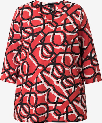 Ulla Popken Shirt in Rood: voorkant