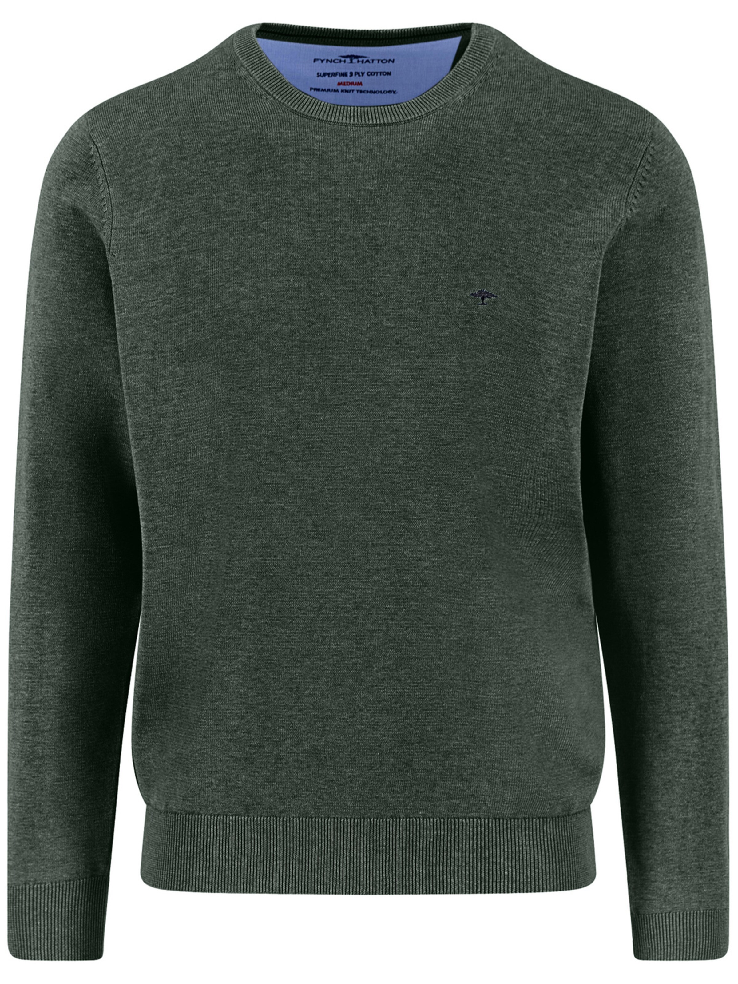 FYNCH-HATTON Sweater in Green: front