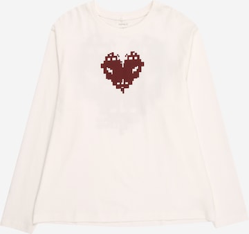 balta NAME IT Marškinėliai 'NKFNYLA': priekis