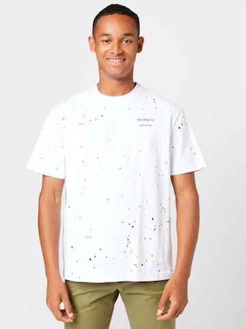 SikSilk Shirt 'Messi' in White: front