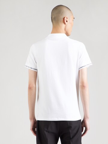 Karl Lagerfeld Μπλουζάκι σε λευκό: πίσω