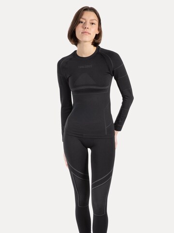 T-shirt Smilodox en noir : devant