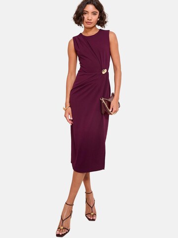 Robe fourreau Friends Like These en violet : devant