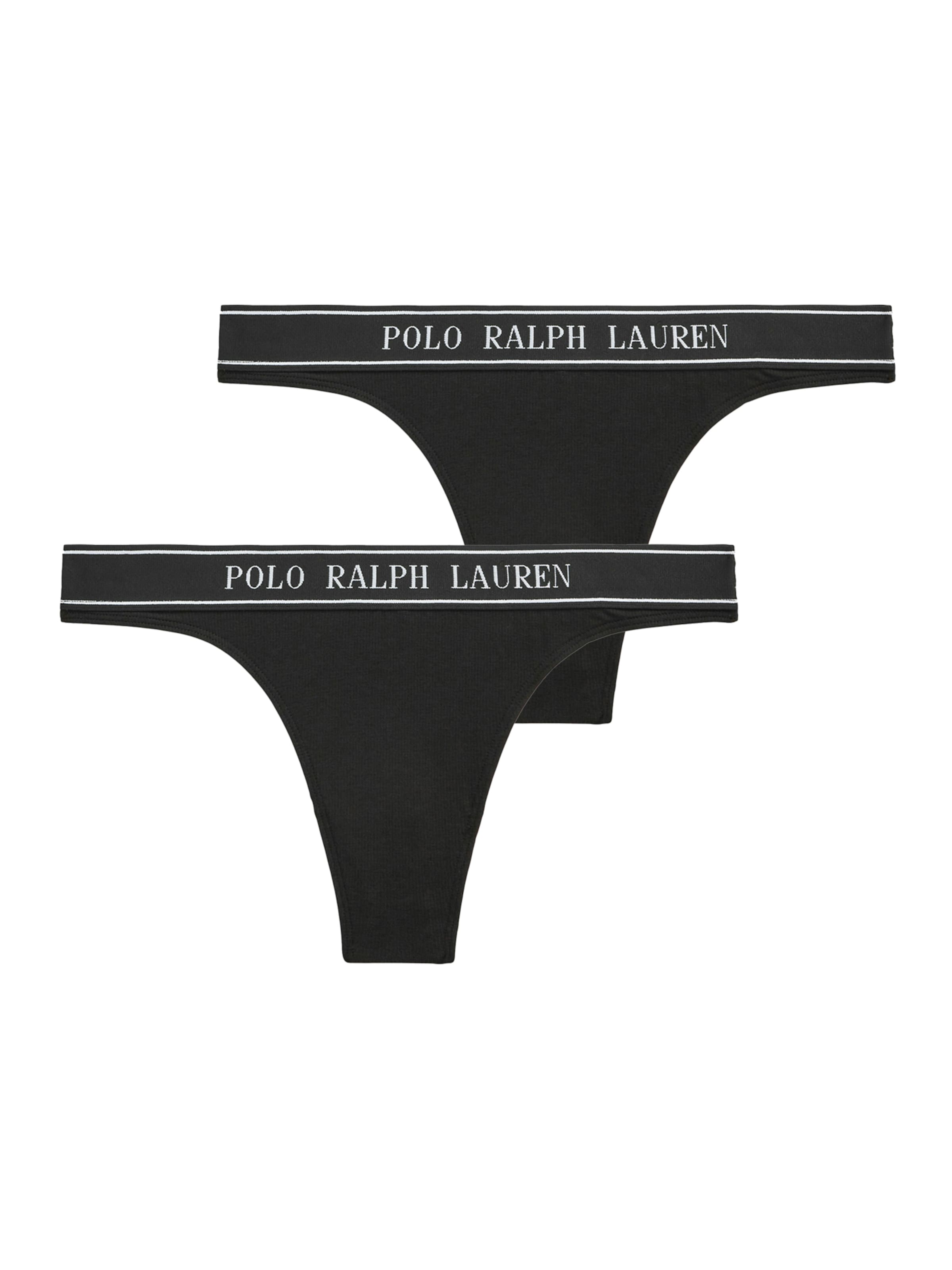 String Polo Ralph Lauren en noir : devant