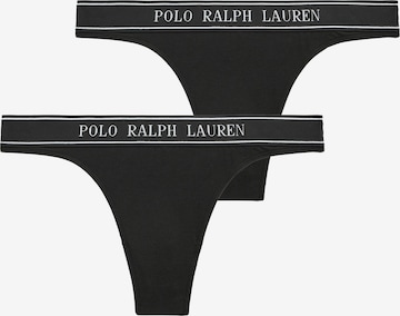 String Polo Ralph Lauren en noir : devant