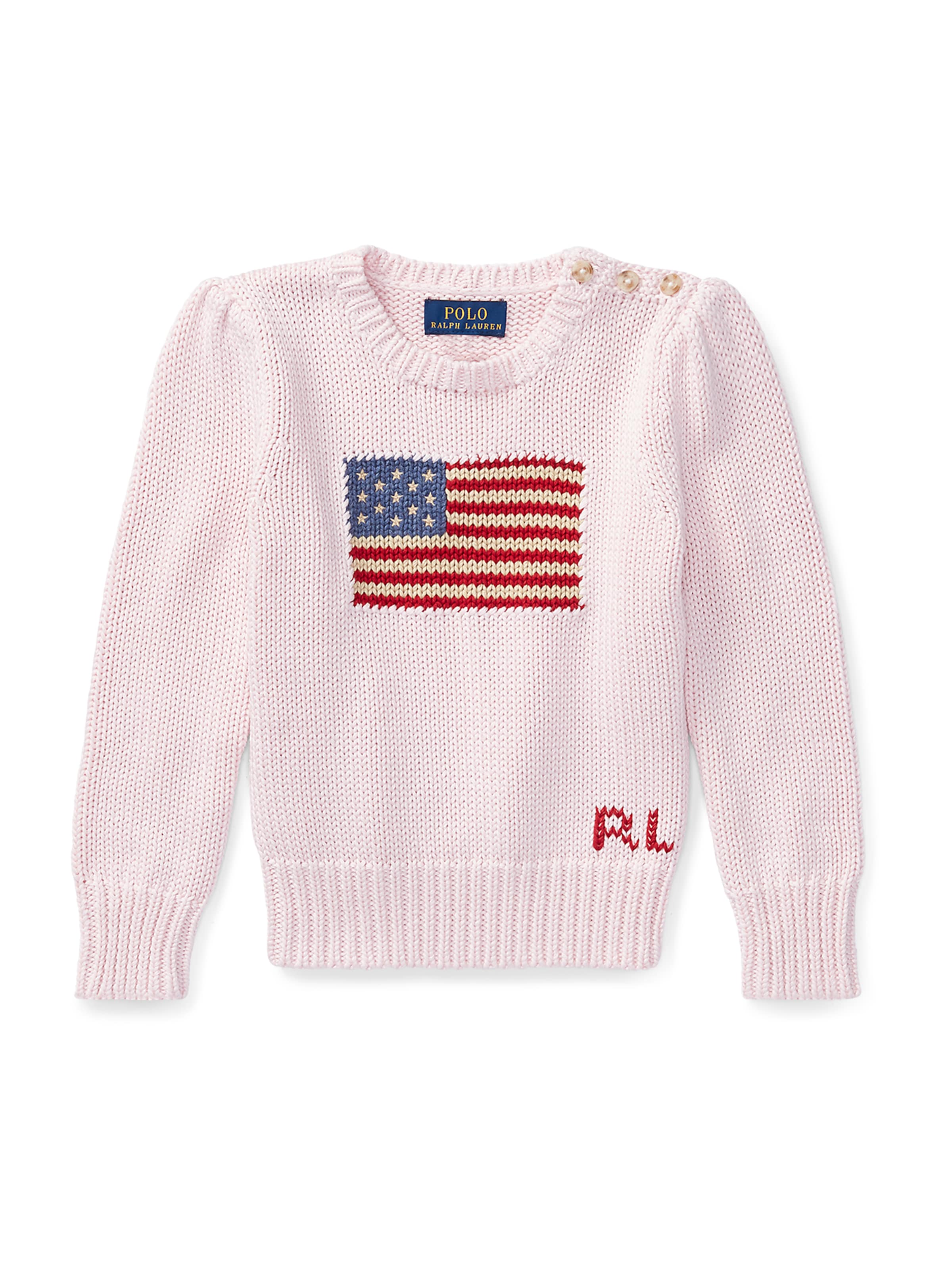 Polo Ralph Lauren Trui in Roze: voorkant