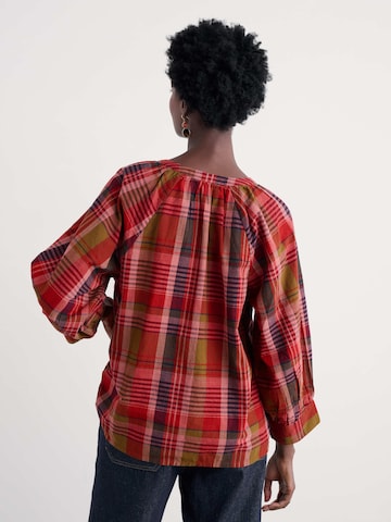 Camicia da donna 'Moor Grass' di Seasalt Cornwall in rosso