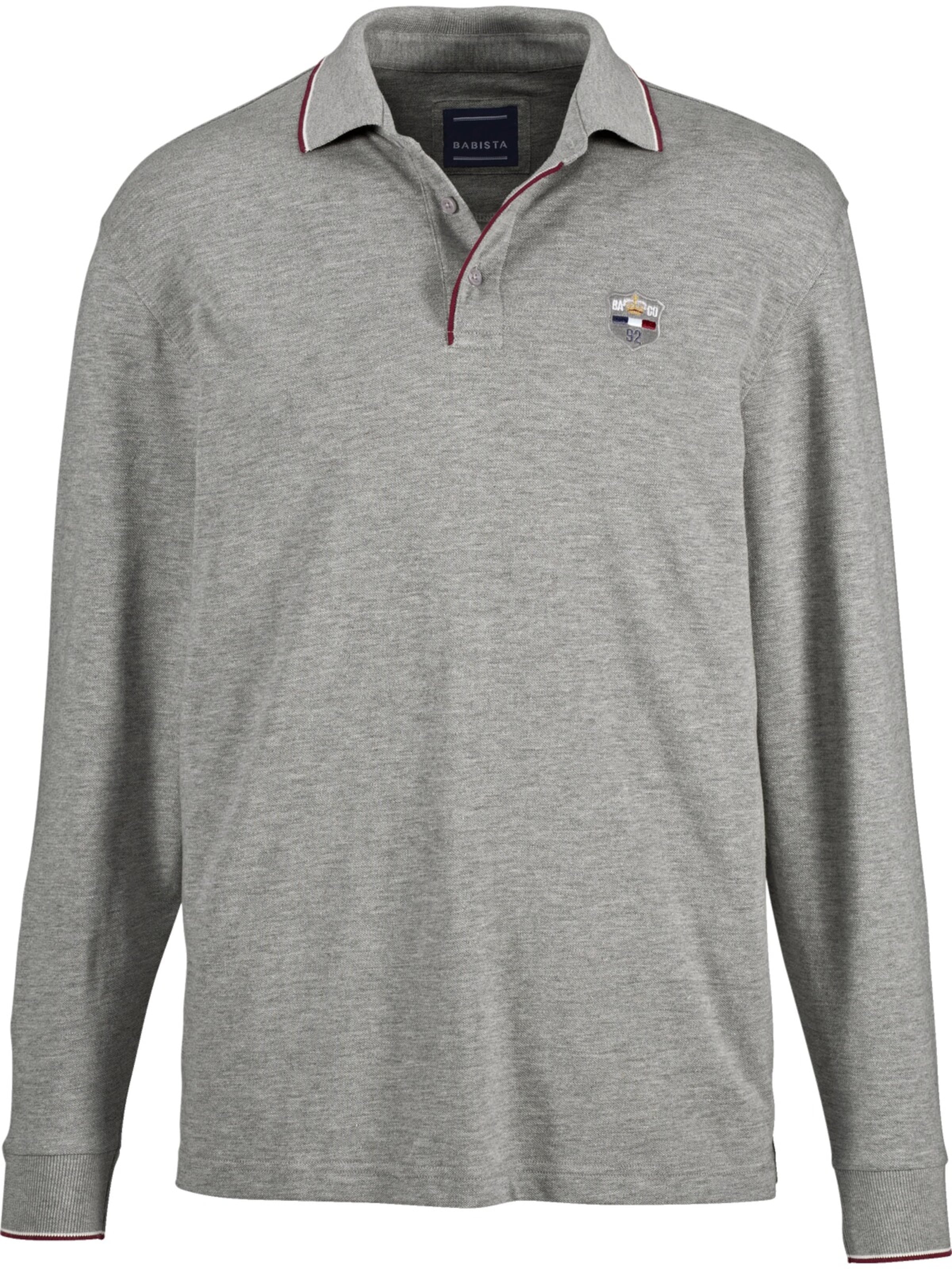 BABISTA Shirt ' Milanvetzo ' in Grey: front