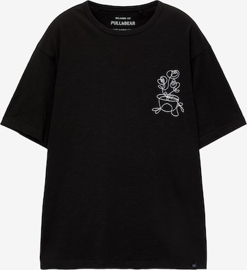 Pull&Bear T-shirt i svart: framsida