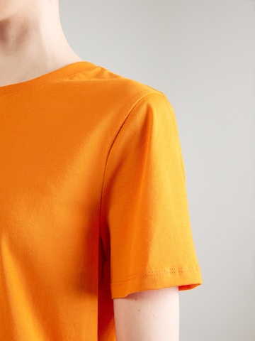 PIECES - Camisa 'PCRIA' em laranja