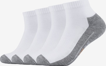 camano Athletic Socks in White: front